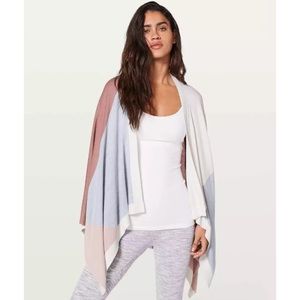 Lululemon Hatha Wrap, one size, viscose/silk blend
